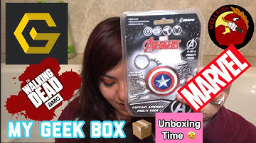 MY GEEK BOX LITE APRIL UNBOXING $9.99/month
