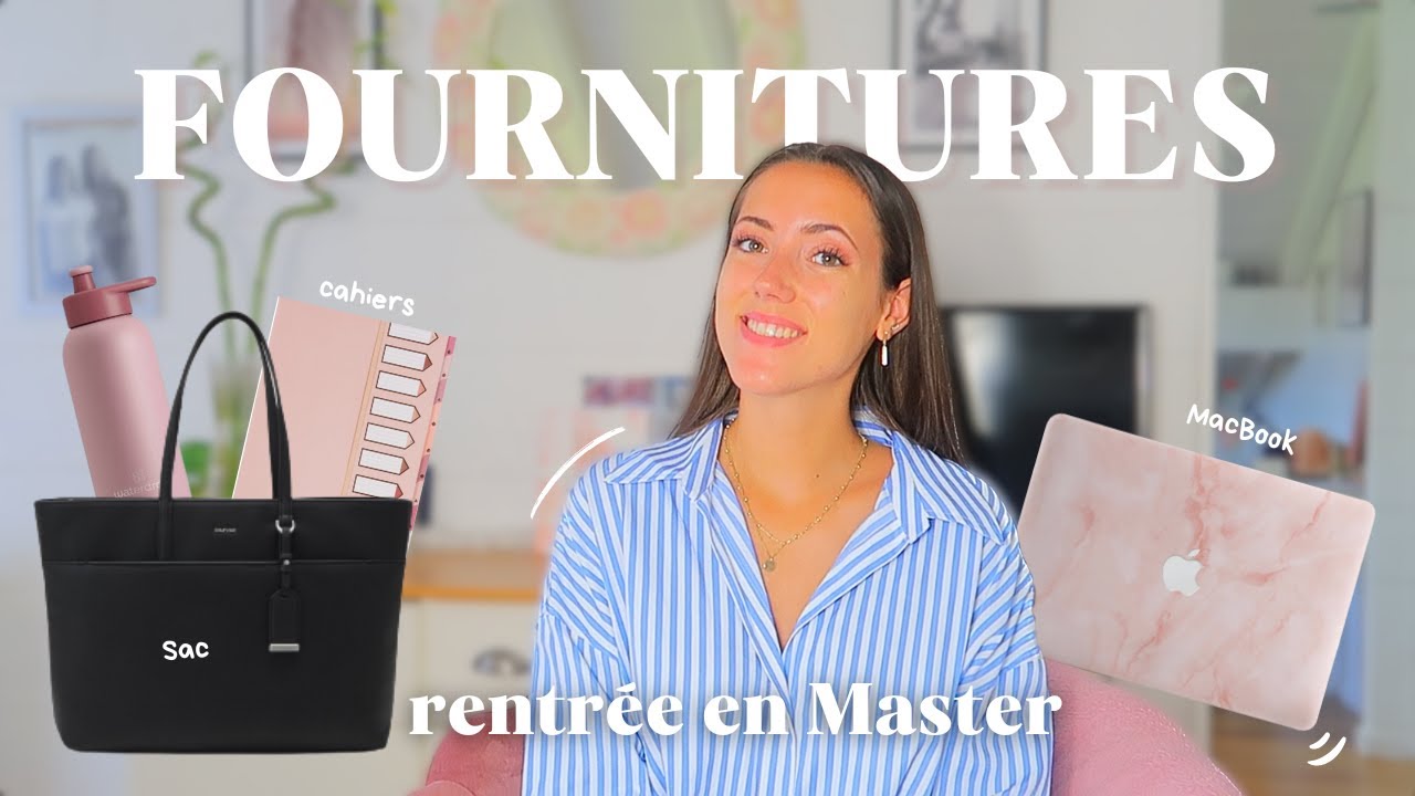 ON ACHETE MES FOURNITURES POUR MA RENTREE EN MASTER - Back to School