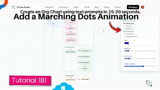 AI Line Studio Tutorial 181: Add Marching Dots to Your Org Chart