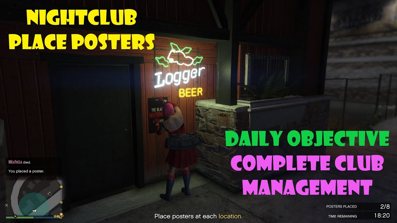 Place Posters Club Management GTA Online YouTube