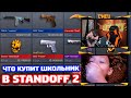 ЧТО КУПИТ ШКОЛЬНИК НА 500 ГОЛДЫ В STANDOFF 2!