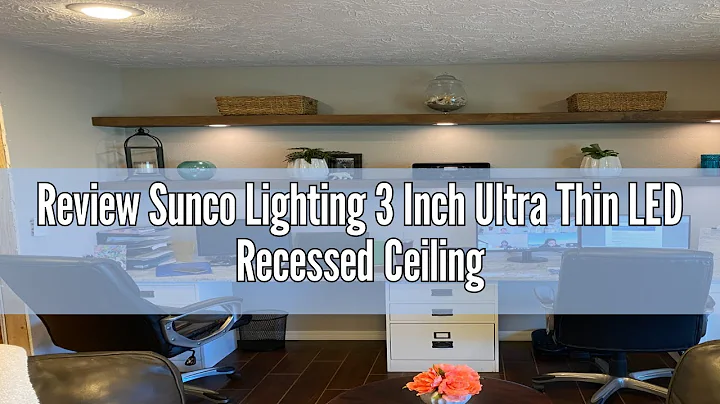 Review Sunco Lighting 3 Inch Ultra Thin LED Recessed Ceiling Lights Smooth Trim Selectable CCT 2700K