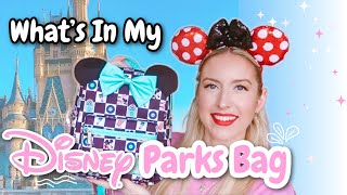 WHAT'S IN MY DISNEY WORLD PARK BAG 2024 | Park bag essentials!