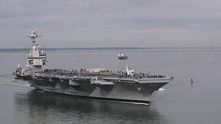 USS Gerald R. Ford Returns to Sea