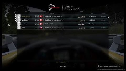 Neck and Neck F1 Battle at the Nurburgring