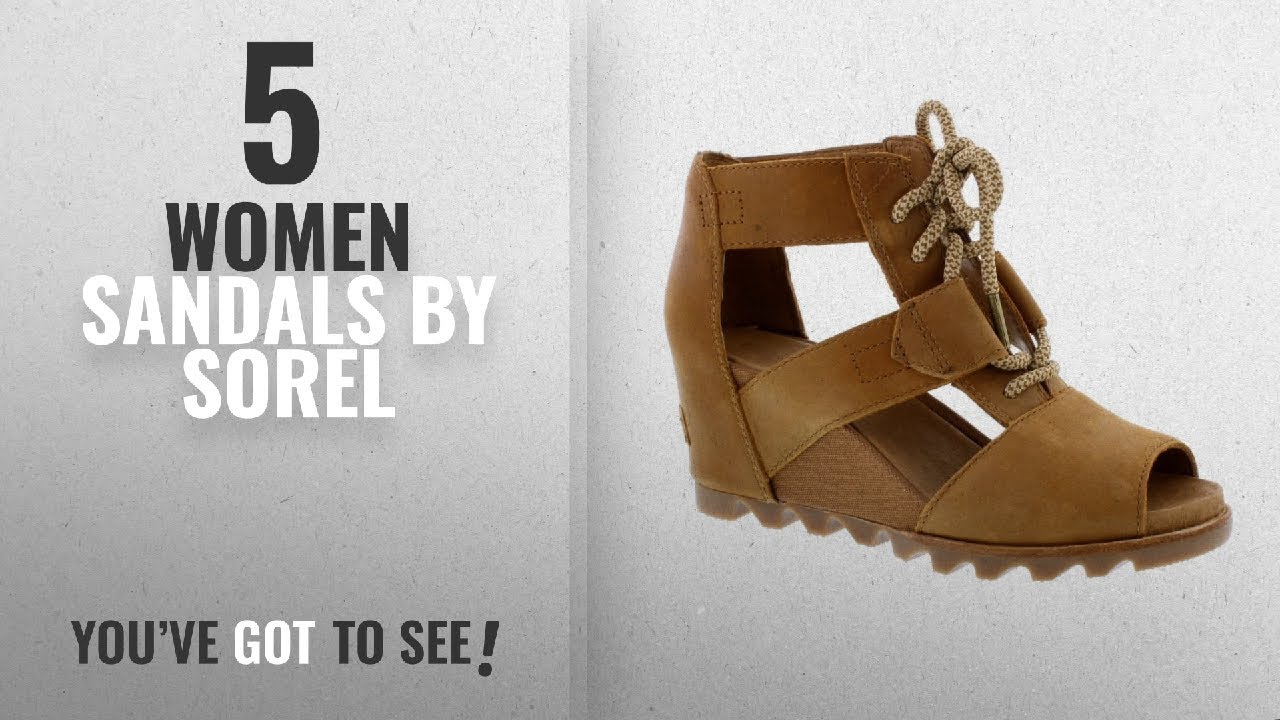Top 5 Sorel Women Sandals [2018]: SOREL Women's Joanie Lace Sandals, Camel Brown, 10 B(M) US