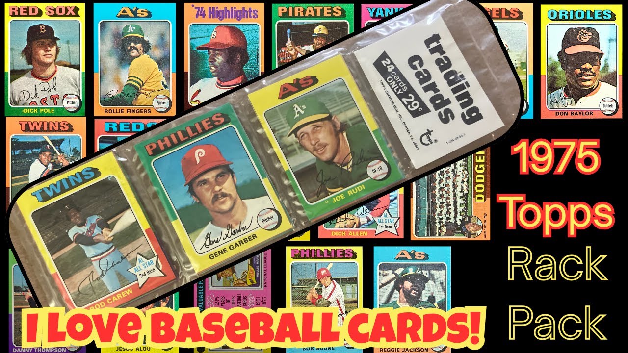 Открытие стоечного набора 1975 года — странный набор: не фабричный товар Topps (но получили ли мы...
