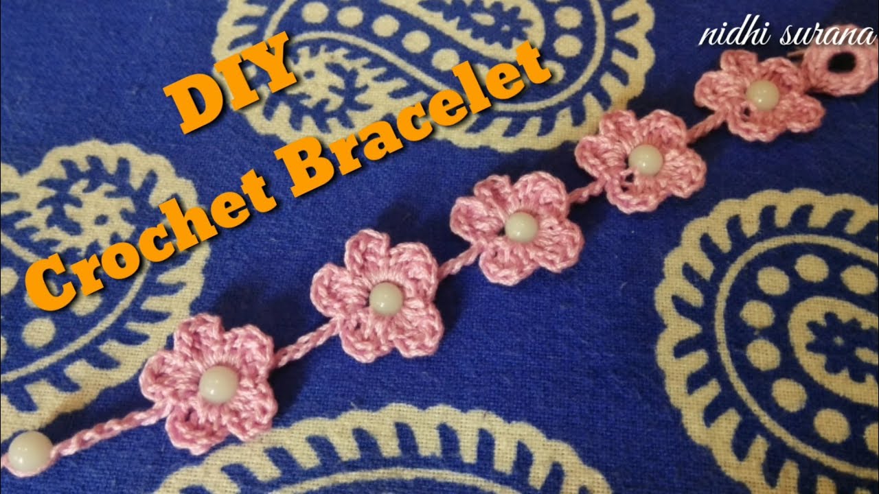💖✨ DIY  Crochet Bracelet ✨💖 (0067)