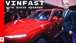 Athlete Statistics Vinfast Sedan and SUV Unveiling With David Beckham