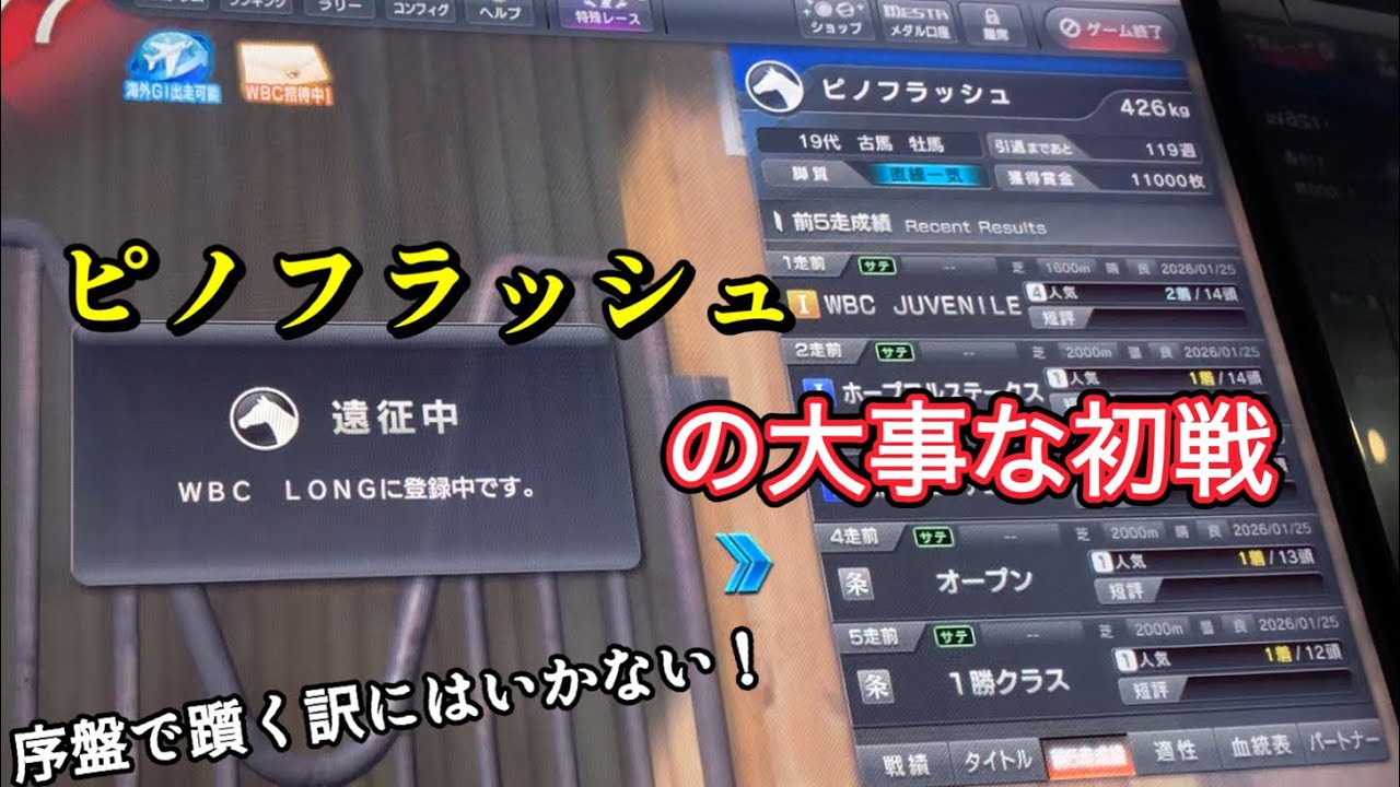 【スタホ4 】WBCシリーズ完全制覇へ#223 新発動馬をWBCへ！