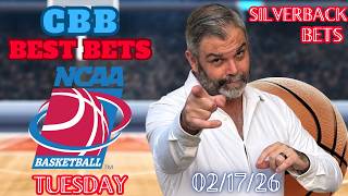 College Basketball Picks Today Tuesday 2/17/26 | FREE NCAA Basketball Best Bets, and Predictions