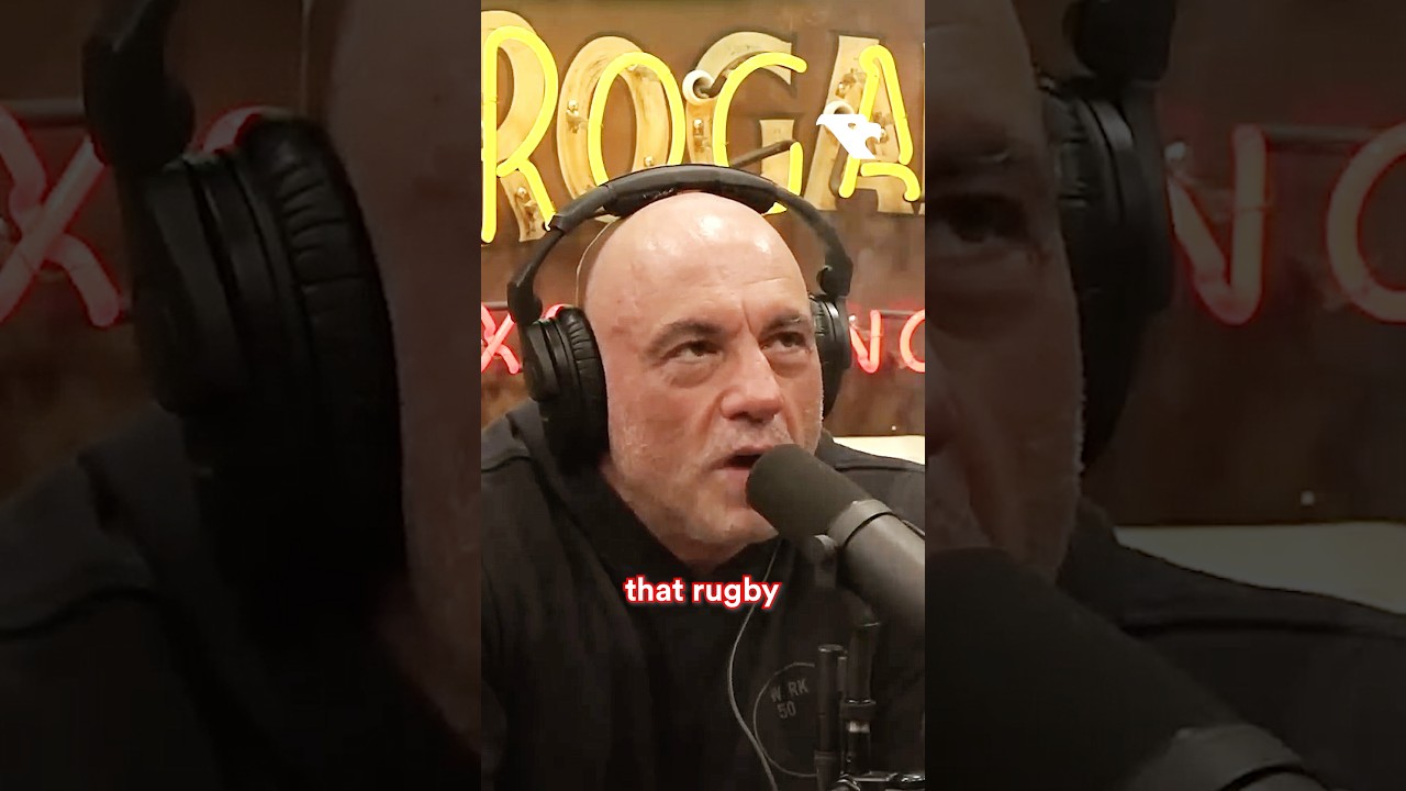 Russell Crowe and Joe Rogan discuss rugby 🗣️ #rugby