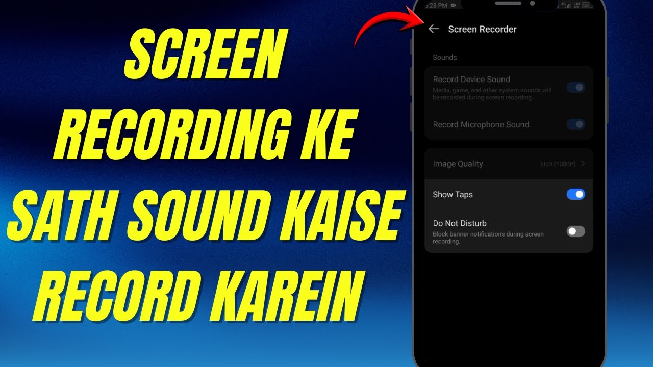 Screen Recording Ke Sath Sound Kaise Record Karein | Mobile Aur PC Dono Ke Liye Easy Trick