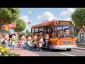 Wheels on the Bus | 3D Animation Poems | Fun For Kids 
