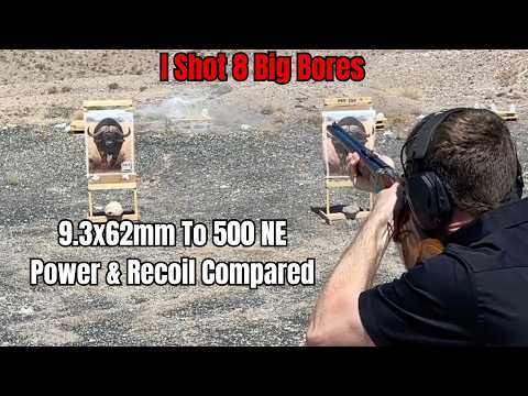 I Shot 8 Big Bore Rifles (9.3x62mm to 500 NE) | The Power Is Real!