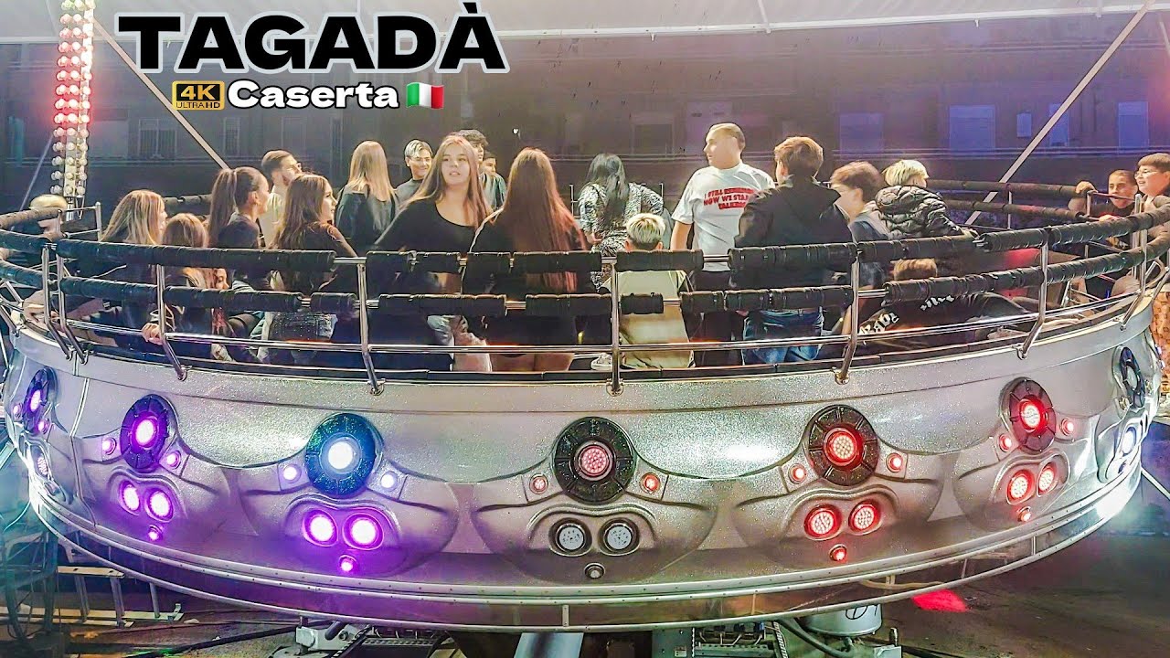 TAGADÀ Ride Giostre 2025 🇮🇹 Maddaloni 4K