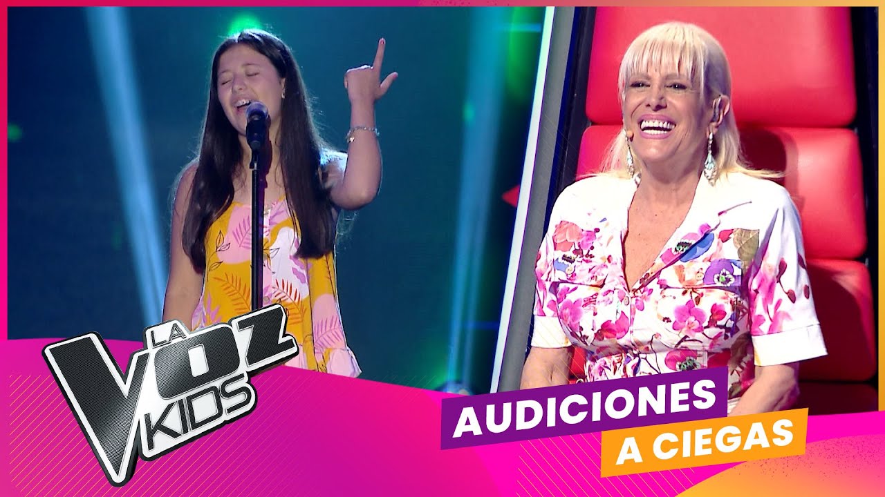 Denisse Pesce canta Life goes on | Audiciones a ciegas | La Voz Kids Uruguay 2023