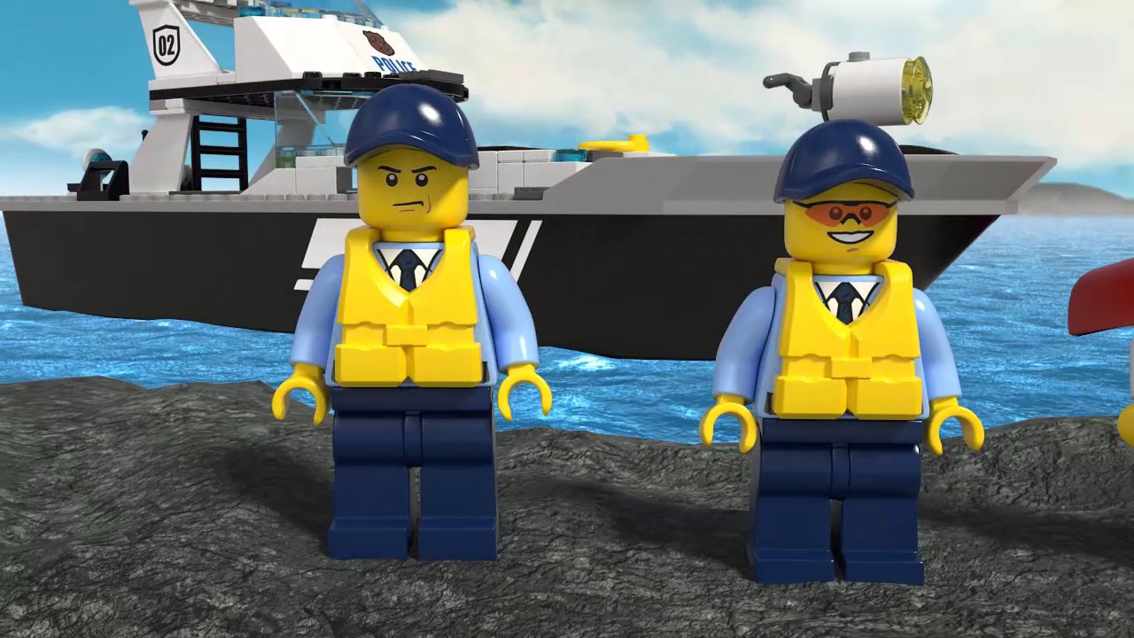 LEGO® City 60129 Policejní hlídková loď - YouTube