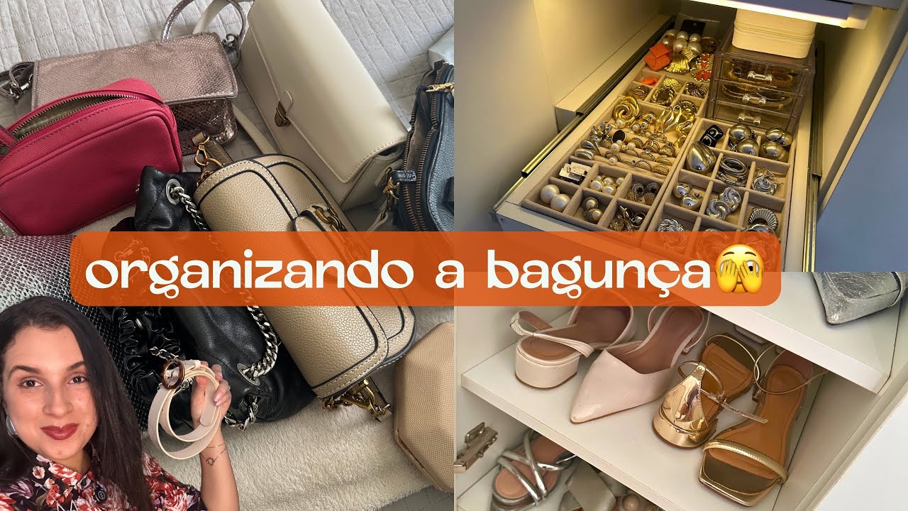 DESTRALHE NO ARMÁRIO🙌| tirando bolsa, sapato, acessórios e mais | detox aos 33 anos | fase nova 