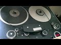 2018 08 12 / Mechlabor ML-610 studio reel recorder playing master tape