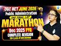 UGC NET Public Administration Marathon 2026 | Paper 2 Public Administration Dec 2025 PYQs Questions