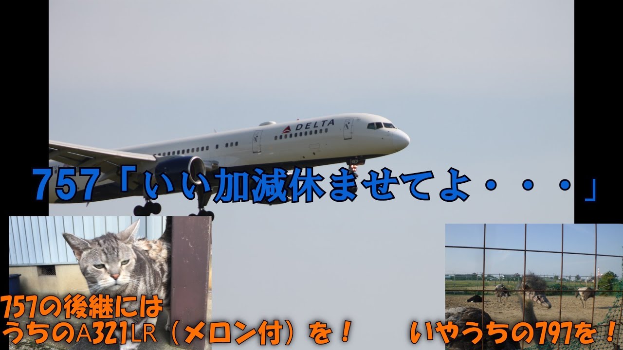 【再アップ】迷旅客機列伝「～新型機か？既存機改良か？～　ボーイング757後釜戦争」