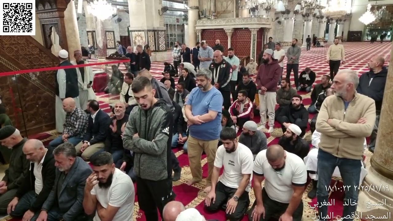 07 - أذان وصلاة العشاء من المسجد الأقصى المبارك - الأربعاء 28 جمادى1 (5) 1447 - 19 تشرين2 (11) 2025م