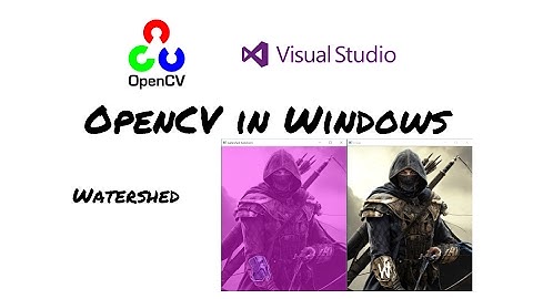 [OpenCV in Windows] Watershed Sample
