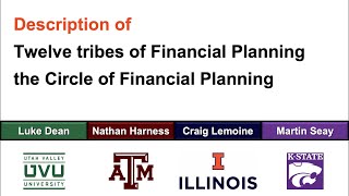Part 4: Description of 12 tribes of Financial Planning the Circle of Financial Planning