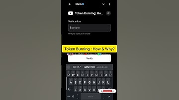 Token Burning How & Why Blum Video Code #blum #videocode