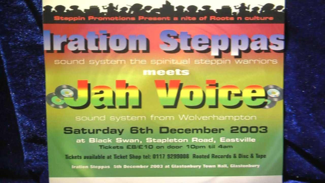 Jah Voice mts Iration Steppas @ Black Swan. Bristol. Saturday 6th December 2003.