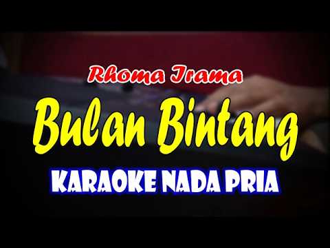 BULAN BINTANG - KARAOKE NADA PRIA || KARAOKE DANG DUT — LANANG ART caturwangsa