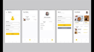 Demo aplikasi Pemesanan Makanan Online Berbasis Flutter