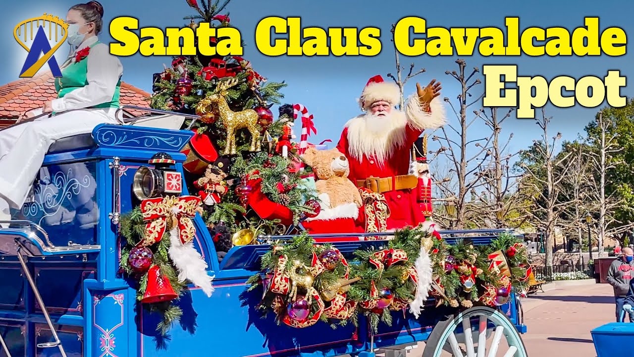Santa Claus Cavalcade around World Showcase at Epcot