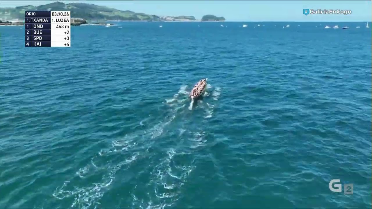 Liga Euskolabel 2024. Jornada 12. Orioko XXXIV Estropada - Orio Kanpina XII  Bandera