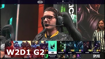 Rogue vs Splyce | Week 2 Day 1 of S9 LEC Spring 2019 (ex-EULCS) | RGE vs SPY W2D1