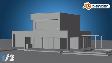 TUTO Débutant - Faire une maison moderne réaliste sur Blender