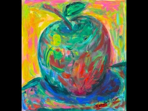 Abstract Apple Painting Demo By Award Winning Artist Kendall F Kessler Hqdefault