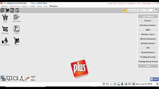 What is split share and split share entry in plus accounting software. screenshot 1