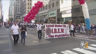 Labor Day Parade Marches In Manhattan