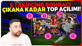 5 Taki̇pçi̇mi̇n Hesabina Bombaci Çikana Kadar Top Açilimi Yaptim Efootball Mobile 2024