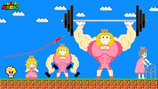 Evolution of Princess Peach: From Baby to Musculars | Game Animation
