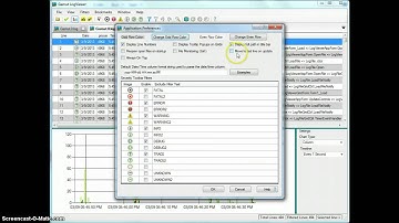 GamutLogViewer - View Menu