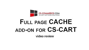 Full page Cash add-on for CS-Cart