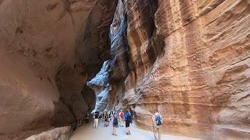 Petra siq Jordan
