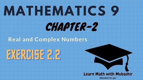 9th Class Math Exercise No. 2.2 (Complete)