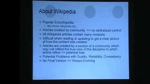 Knowledge Visualization of Wikipedia - Part 1/2
