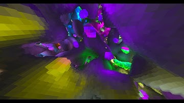 Crystal Cave Flythrough | Voxel Game Engine stresstest