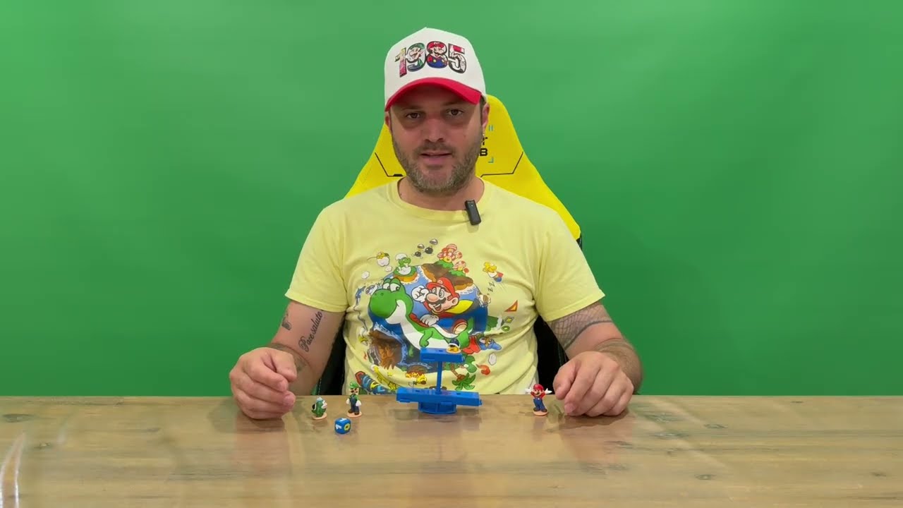 Set Super Mario - Figurine Ground Stage - Jeu D'équilibre - Amiibo - Neuf