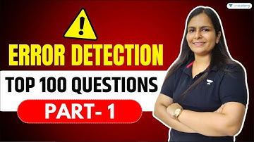 Top 100 Questions - Error Detection Part 1 English Grammar | Nimisha Bansal | Unacademy Bank Exams